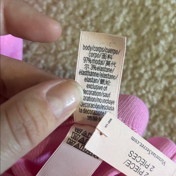 🆕 NWT Victoria’s Secret Lounge Set, Women’s Size Medium, Pink, Super Cute! - Picture 6 of 6